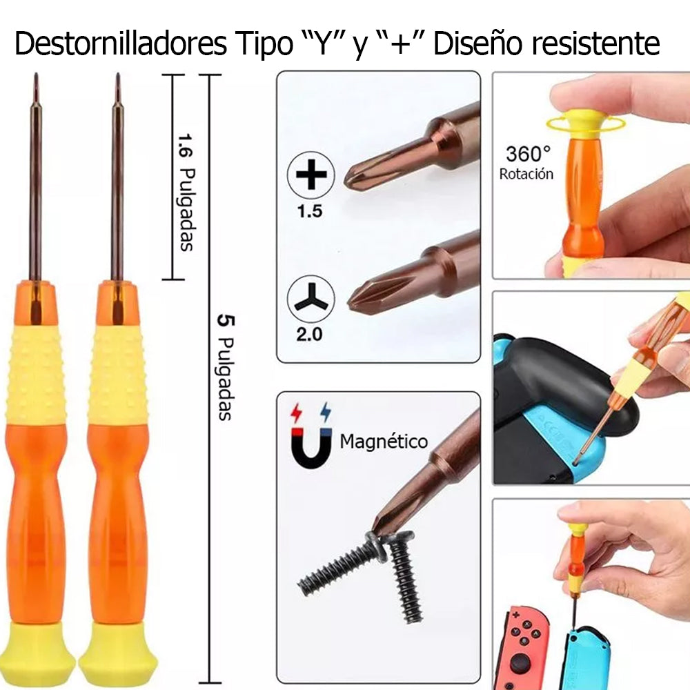 Kit Destornillador Compatible Nintendo Switch - conexion digital