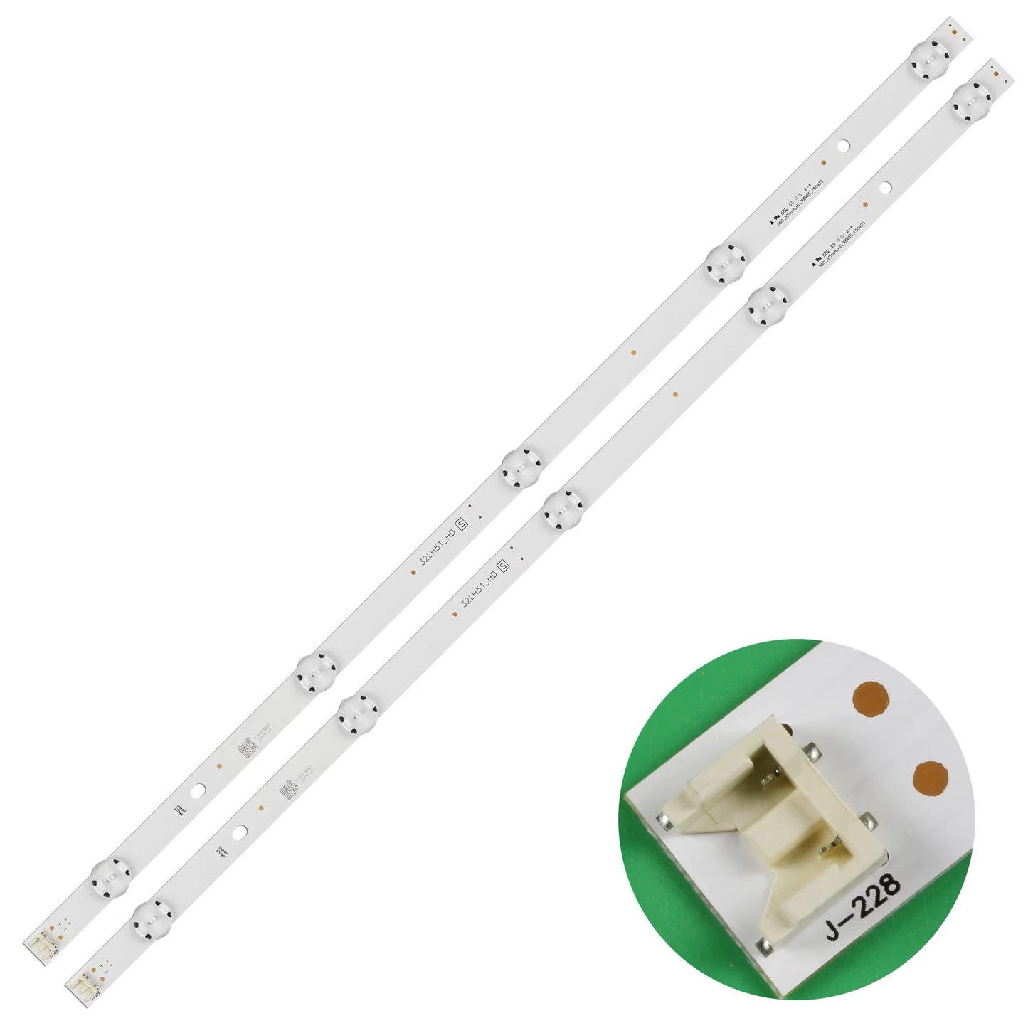 Kit Tiras Led LG 32lh570b Nuevas - conexion digital