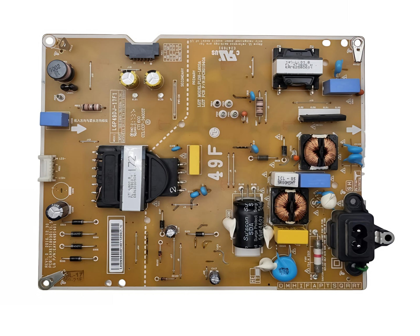 Tarjeta fuente de poder 49lj5500