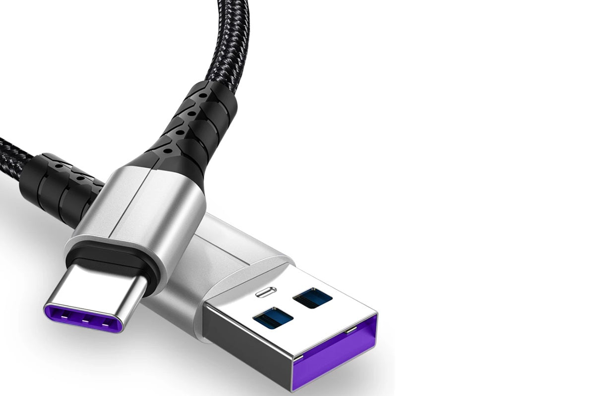 Cable Usb Tipo C Carga Rápida 40w 5a Trenzado Y Reforzado - conexion digital