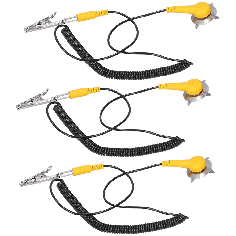 Pack X3 Cable Antiestático, Tierra Para Manta Antiestática - conexion digital