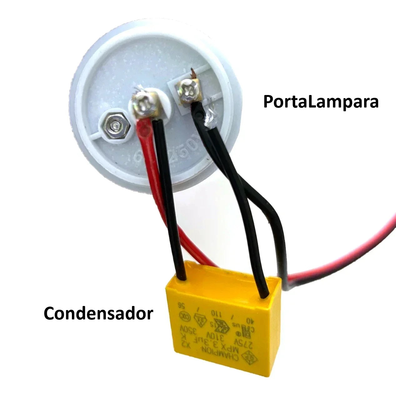 Pack X3 Condensador Para Apagador Inteligente 3.3uf 220v