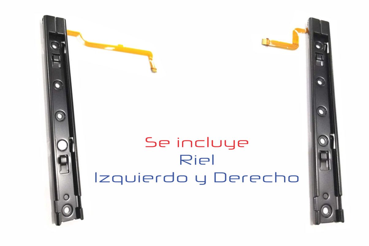 Par Riel Carril Consola Compatible Nintendo Switch Repuesto - conexion digital