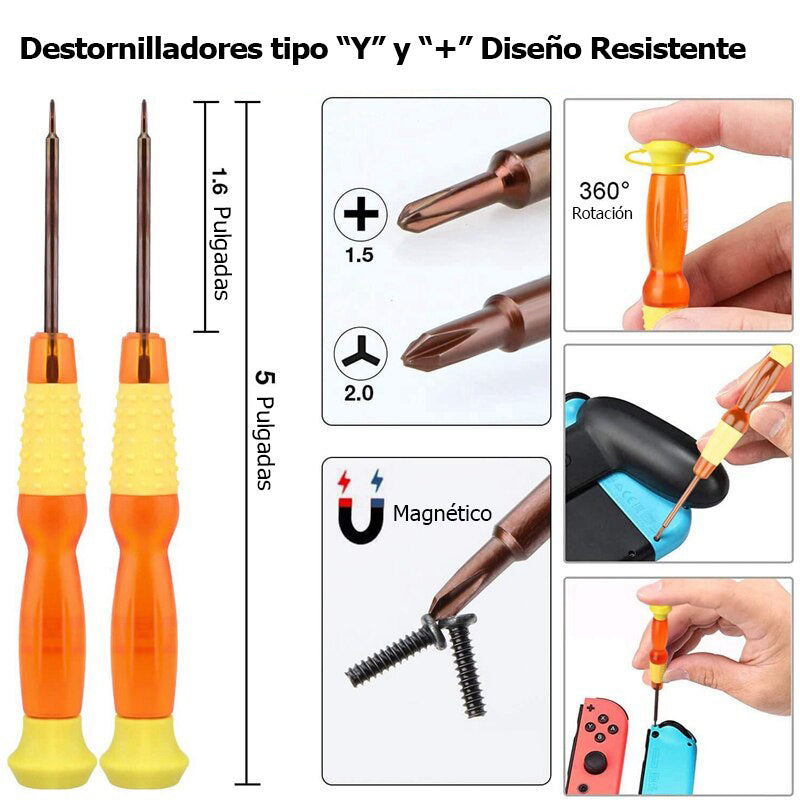 Kit Full Repuesto Joycon Compatible Con Nintendo Switch