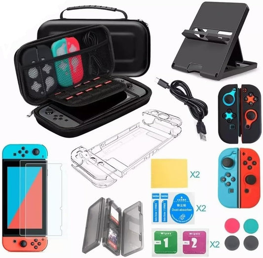 Estuche Protector Compatible Nintendo Switch Mas Accesorios - conexion digital