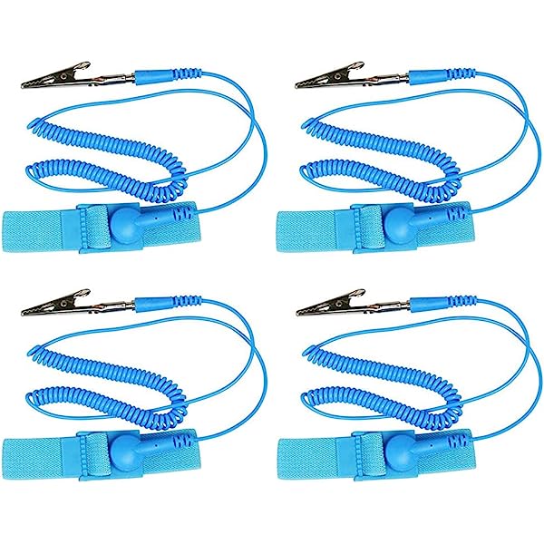 Pack x4 Pulsera Antiestática Comodidad Y Seguridad