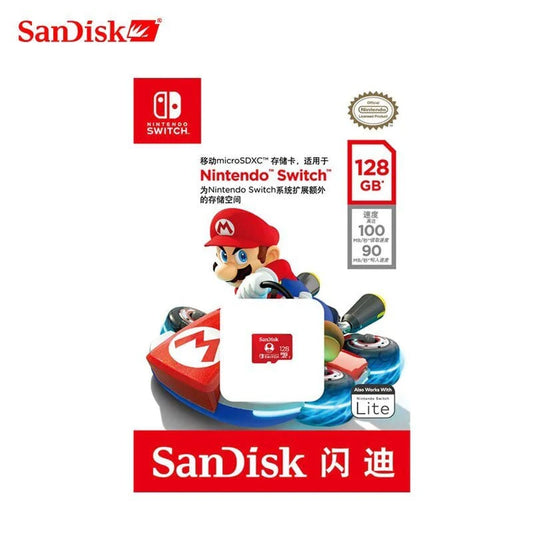 Memoria Micro Sd, Sandisk 128gb Para Nintendo Switch - conexion digital