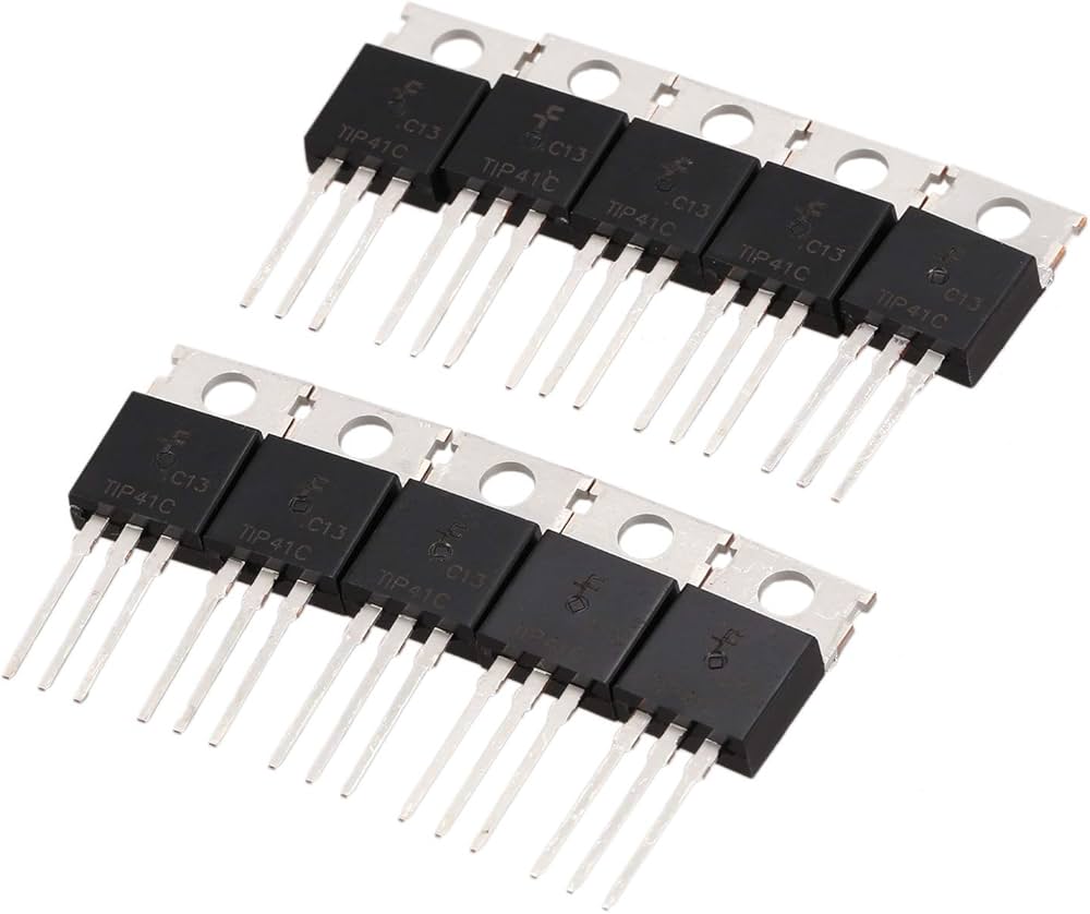 Pack X10 Transistor Npn Tip41c Tip42c