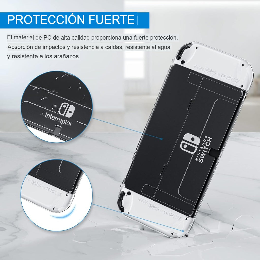 Carcasa Funda Protectora Nintendo Switch 2 Transparente - conexion digital