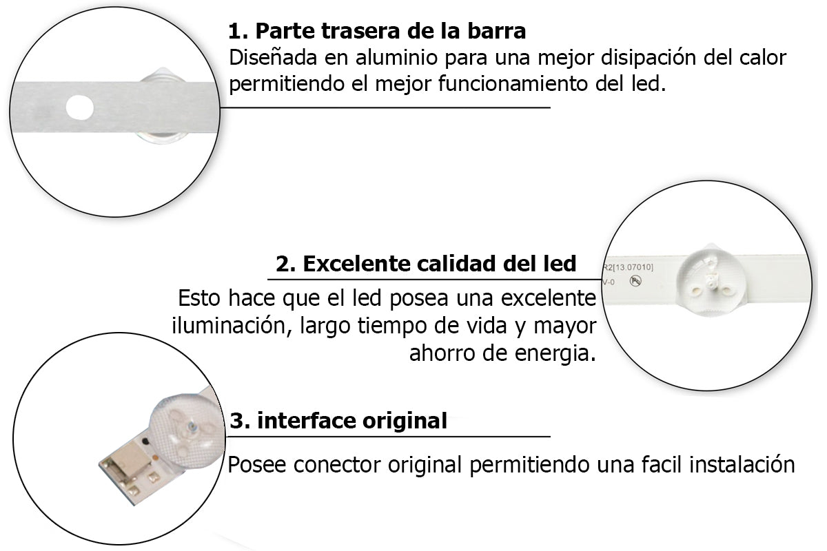 Kit Led Samsung Un32fh4005ag Un32h4303ag - conexion digital