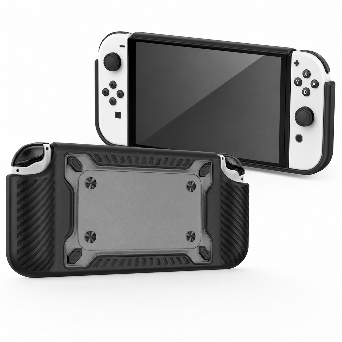 Carcasa Funda Protectora Nintendo Switch Oled Silicona - conexion digital
