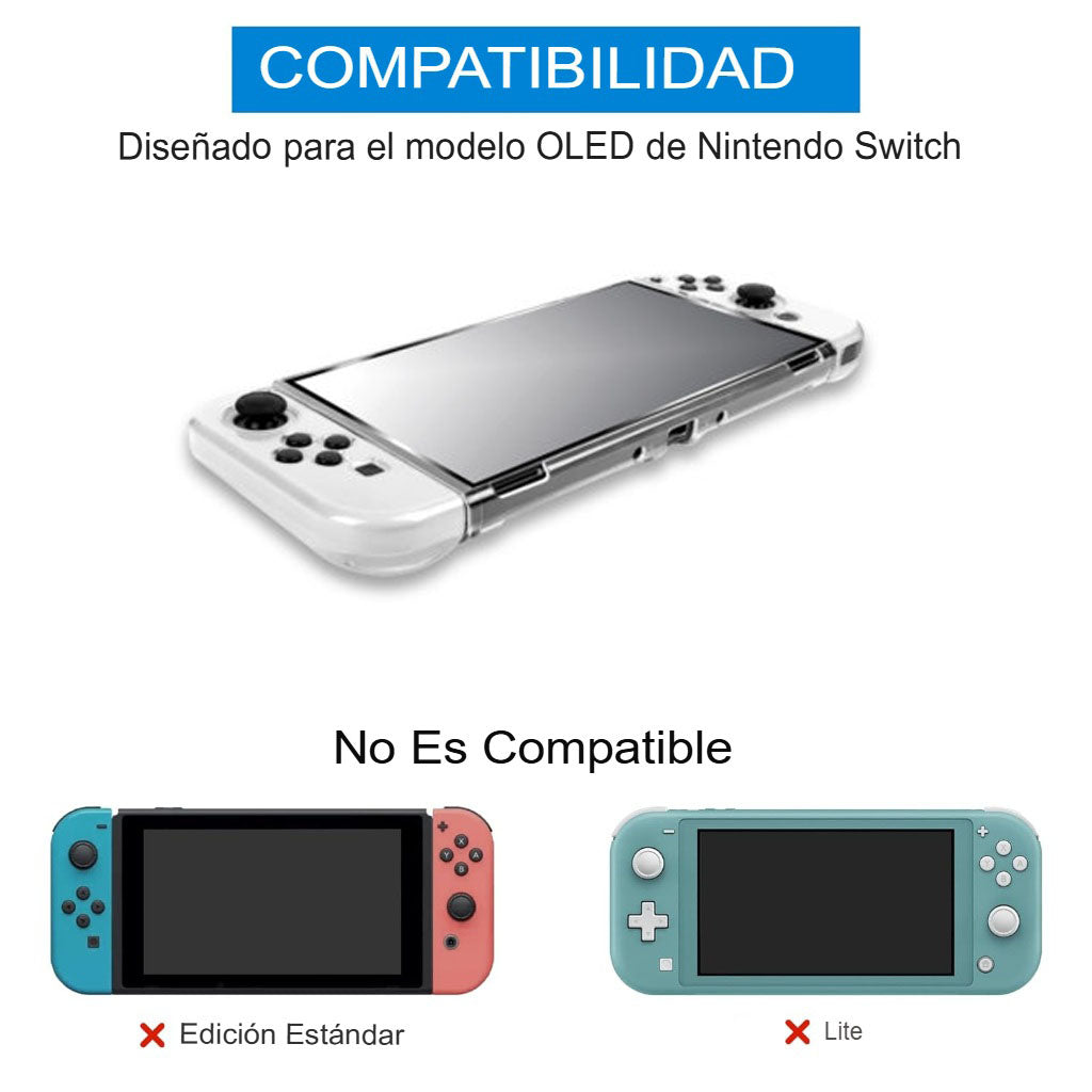 Carcasa Funda Protectora Nintendo Switch 2 Transparente - conexion digital