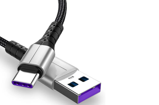 Cable Usb Tipo C Carga Rápida 40w 5a Trenzado Y Reforzado - conexion digital