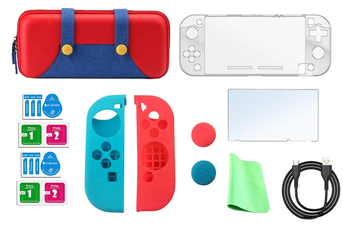 Bolso Compatible Nintendo Switch Kit De 6 Accesorios - conexion digital
