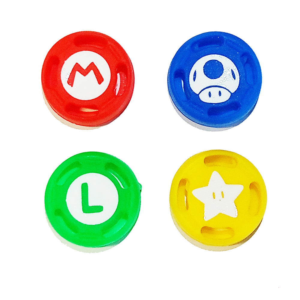 X4 Protectores Joycon Thumb Grips Silicon Nintendo Switch - conexion digital