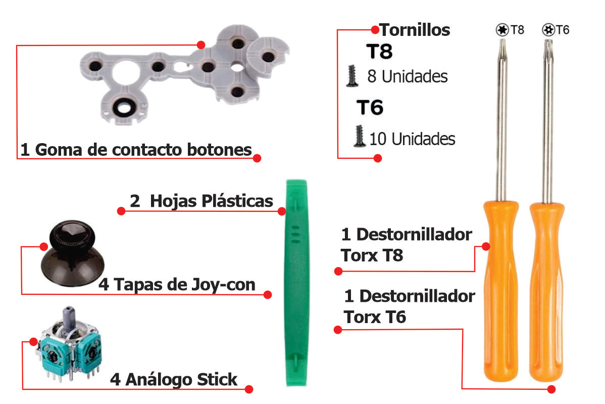 Kit Destornillador Compatible Xbox One Full - conexion digital