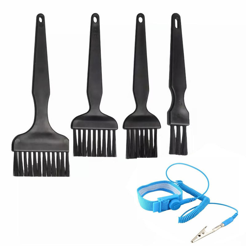 Pack X4 Brochas Antiestáticas Mas Pulsera Antiestática - conexion digital
