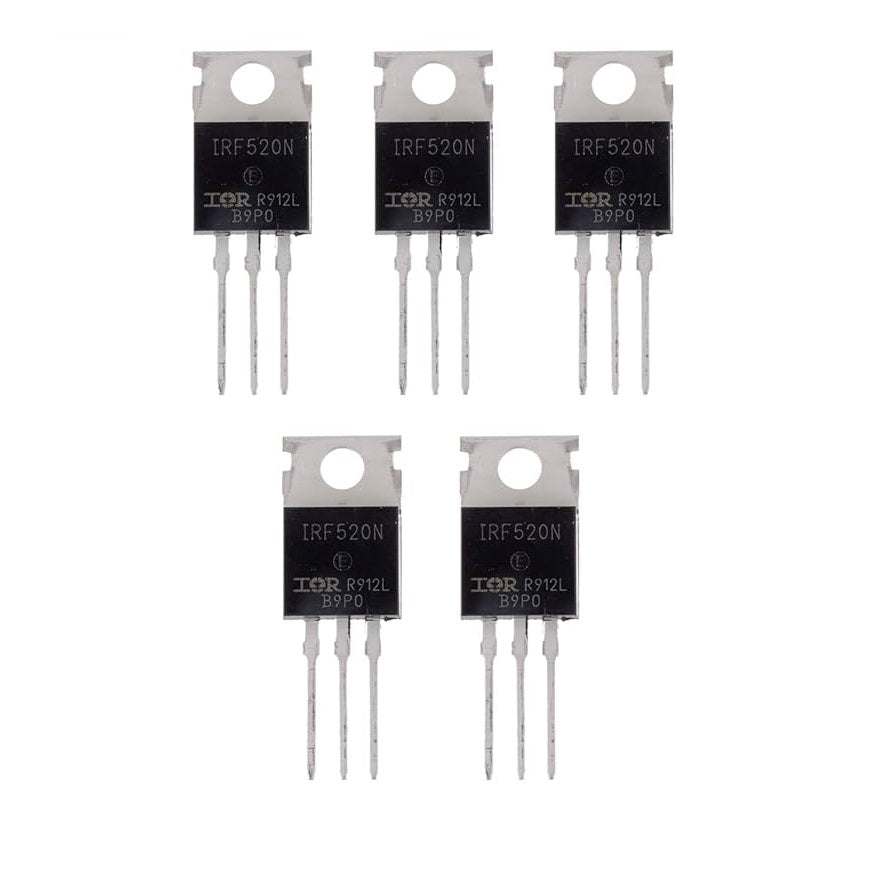 Pack X5 Mosfet De Potencia Irf520n